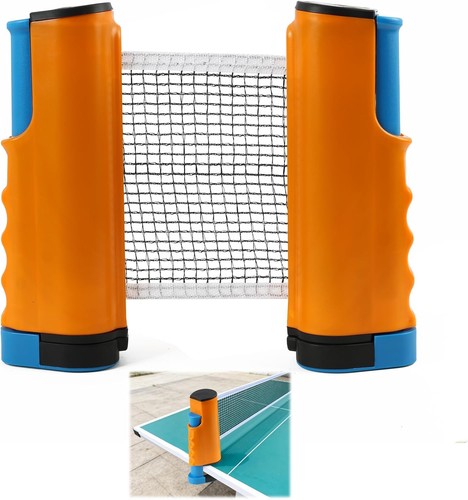 Retractable table tennis net - table,