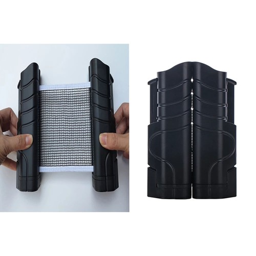 Retractable table tennis net - table,